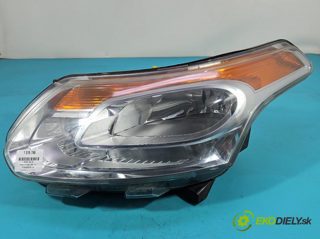 Citroen C3 Picasso 2008-2017 1.6 16v 120 hp manual 88 kW 1598 cm3 5- světlo levý 9681873980 (Klika dveří ostatní)