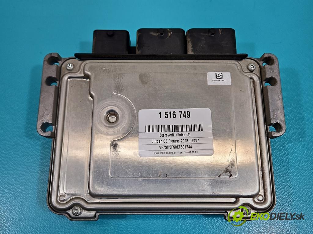 Citroen C3 Picasso 2008-2017 1.6 16v 120 HP manual 88 kW 1598 cm3 5- riadiaca jednotka motora 0261S06494