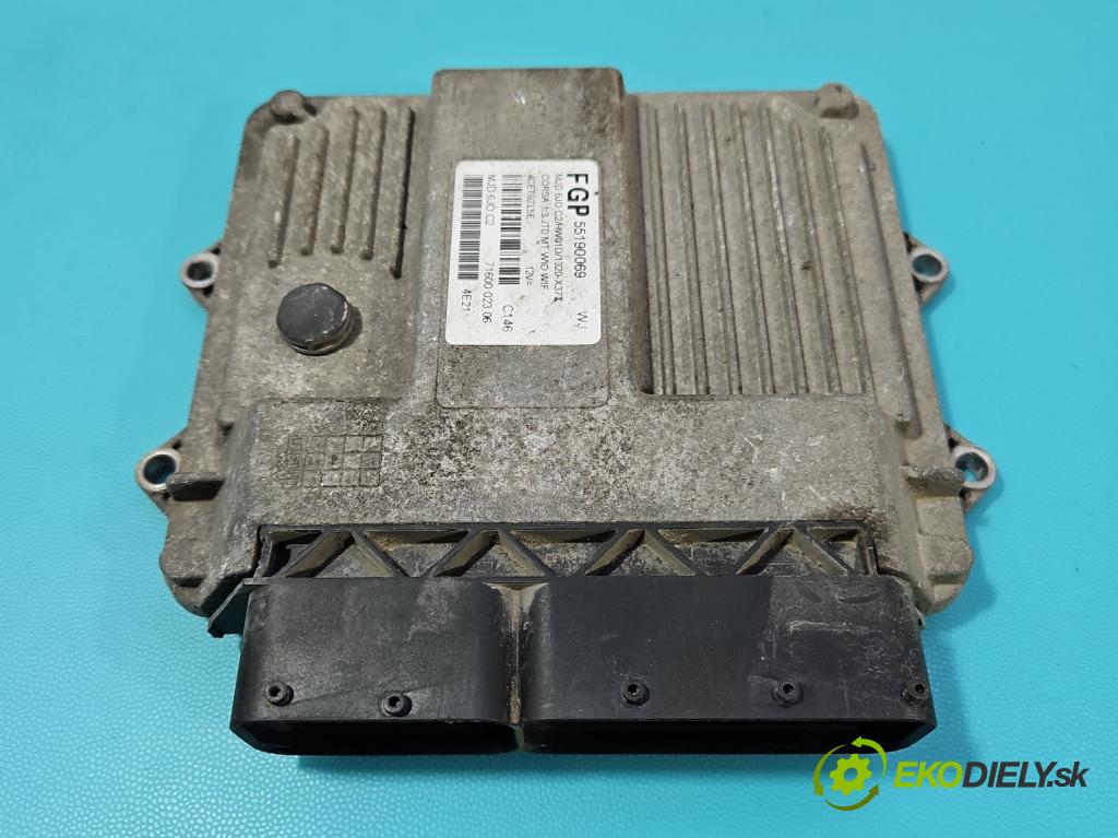 Opel Corsa C 2000-2006 1.3 CDTI 69KM manual 51 kW 1248 cm3 3- riadiaca jednotka motora 55190069
