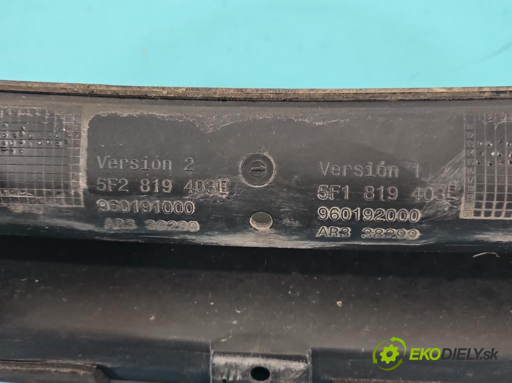 Seat Leon III 2012-2020 2.0 tdi 150 HP automatic 110 kW 1968 cm3 5- torpédo 5F2819403E (Torpédo (plast pod čelným sklom))