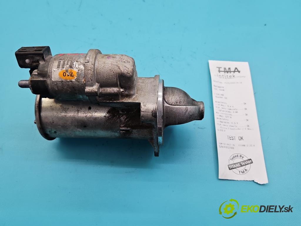 Hyundai i20 III 2020- 1.2 16V 84KM manual 61.8 kW 1197 cm3 5- startér: 36100-07100 (Startér)