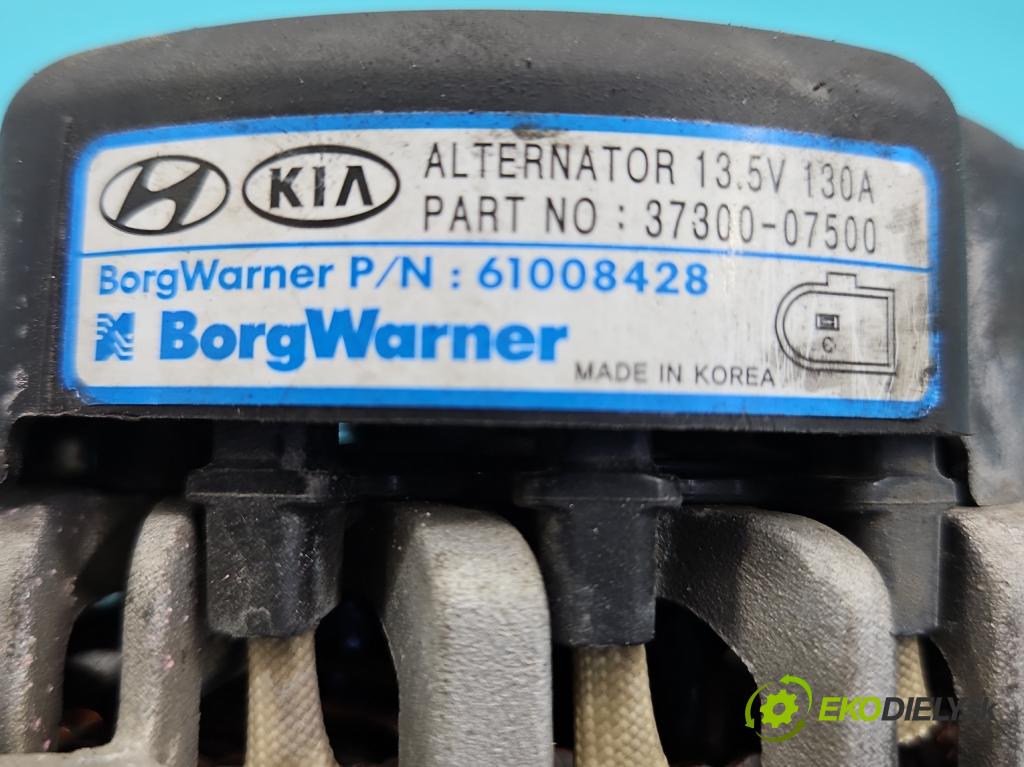 Hyundai i20 III 2020- 1.2 16V 84KM manual 61.8 kW 1197 cm3 5- Alternator 37300-07500 (Alternátor)
