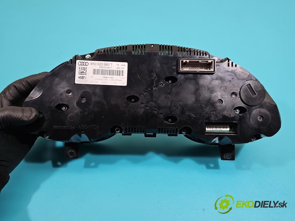Audi Q5 2008-2016 3.0 tfsi: 272 HP automatic 200 kW 2995 cm3 5- prístrojovka/ budíky 8R0920980T (Prístrojová doska)
