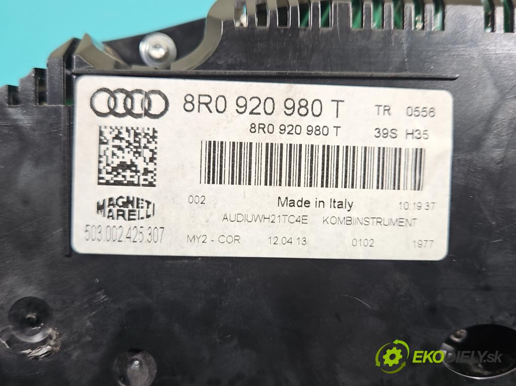 Audi Q5 2008-2016 3.0 tfsi: 272 HP automatic 200 kW 2995 cm3 5- prístrojovka/ budíky 8R0920980T (Prístrojová doska)