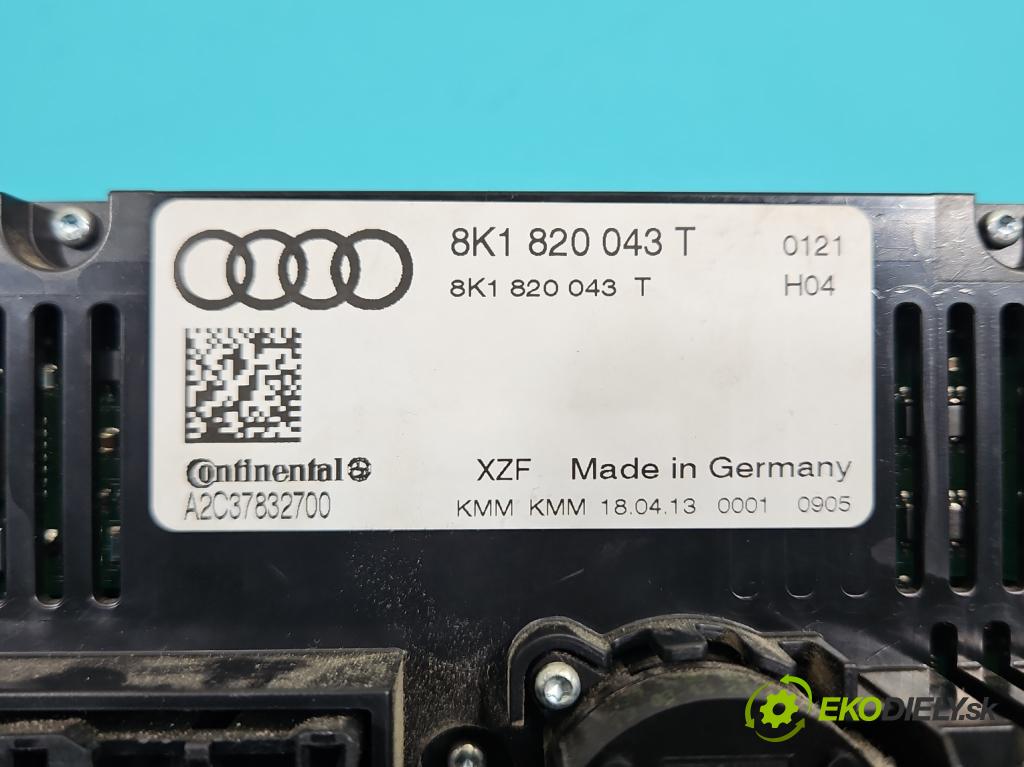 Audi Q5 2008-2016 3.0 tfsi: 272 HP automatic 200 kW 2995 cm3 5- panel kúrenia 8K1820043T