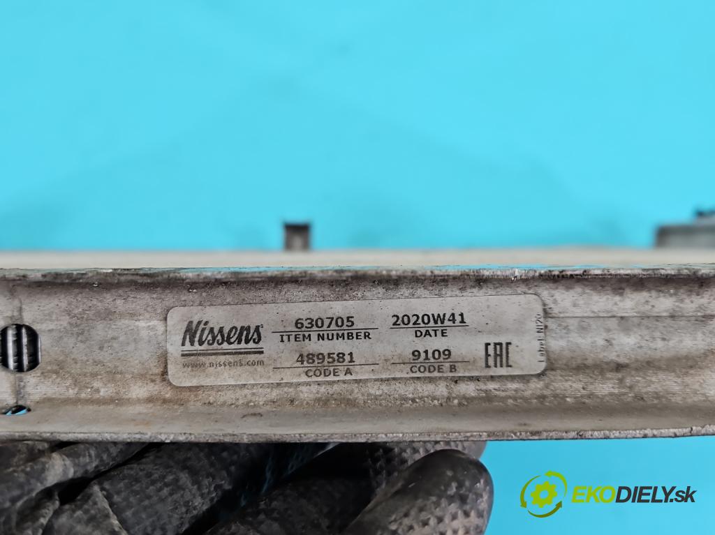 Opel Zafira B 2005-2014 1.9 cdti 101 HP manual 74 kW 1910 cm3 5- chladič voda:  (Chladič vody)