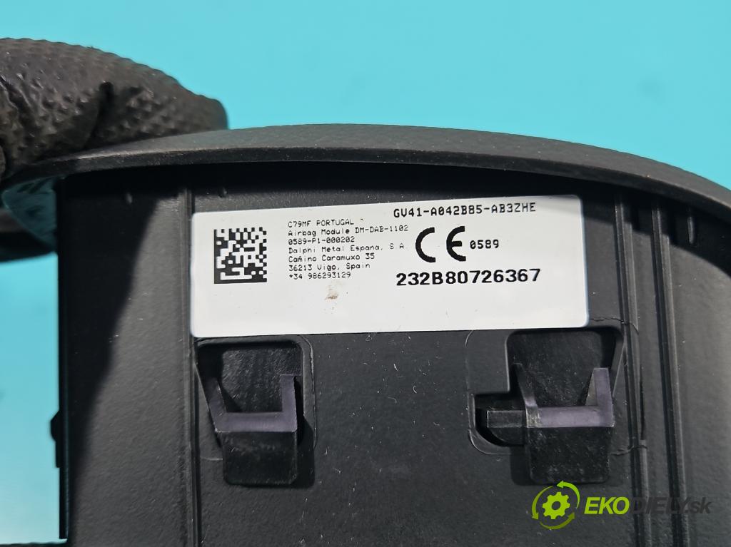 Ford Kuga Mk2 2013-2019 1.5 120 hp manual 88.3 kW 1498 cm3 5- Polštář: vzduch: Řidič: GV41-A042B85-AB3ZHE (Airbag)