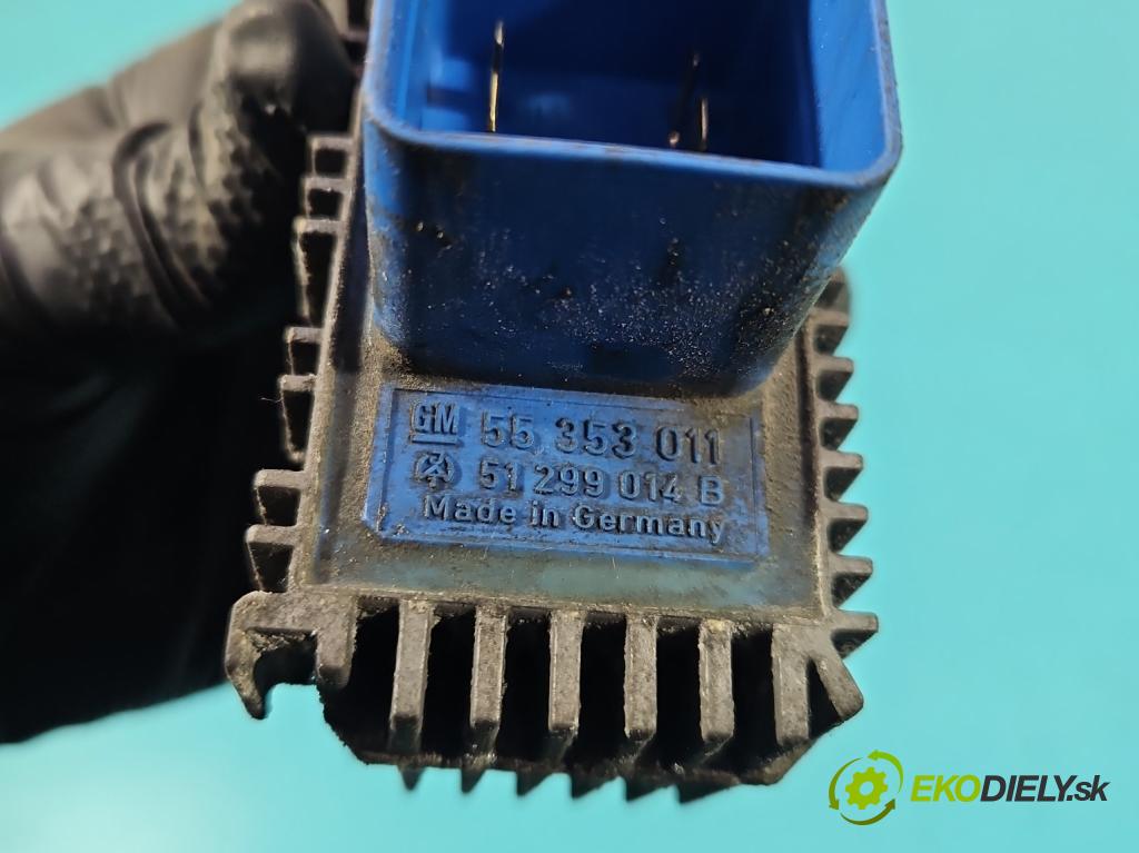 Opel Zafira B 2005-2014 1.9 cdti 101 HP manual 74 kW 1910 cm3 5- Relé: svíčky: zařicích: 55353011 (Relé)