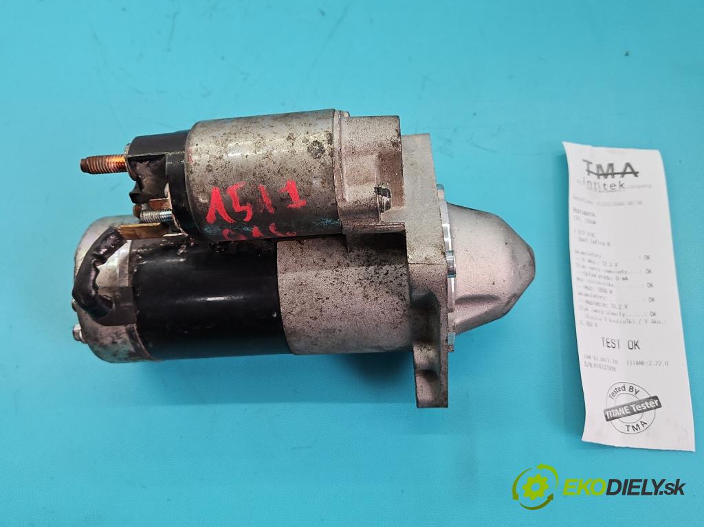 Opel Zafira B 2005-2014 1.9 cdti 101 hp manual 74 kW 1910 cm3 5- startér:  (Startér)