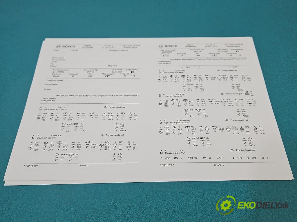 Vw Golf IV 1997-2003 1.9 tdi 101 HP manual 74 kW 1896 cm3 5- vstrekovacie čerpadlo 0414720015 (Vstrekovač paliva)