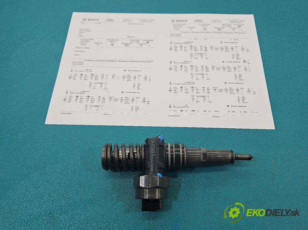 Vw Golf IV 1997-2003 1.9 tdi 101 HP manual 74 kW 1896 cm3 5- vstrekovacie čerpadlo 0414720015 (Vstrekovač paliva)