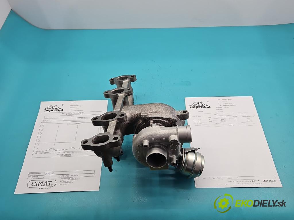Vw Golf IV 1997-2003 1.9 tdi 101 hp manual 74 kW 1896 cm3 5- Turbodmychadlo repasováno 713673-2