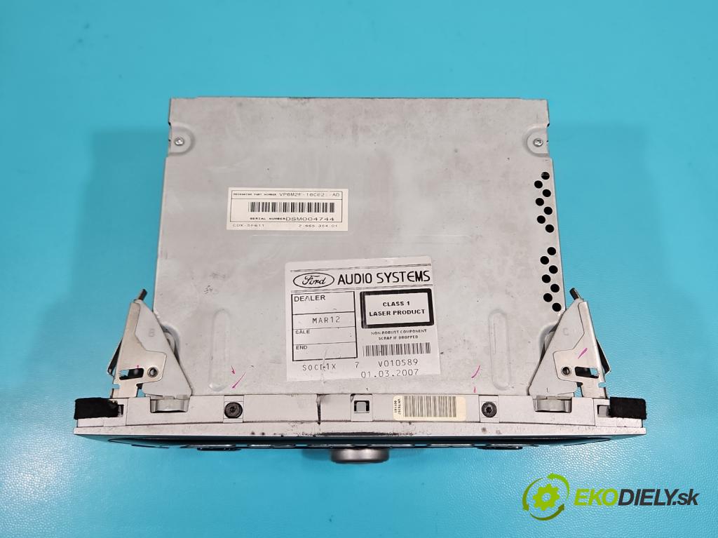 Ford Galaxy Mk2 2006-2015 2.0 TDCI DW 140 HP manual 103 kW 1999 cm3 5- Radio originál 6M2T-18C939-AF
