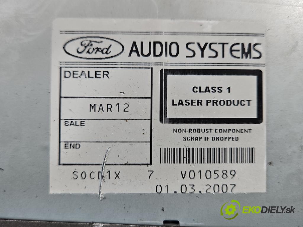 Ford Galaxy Mk2 2006-2015 2.0 TDCI DW 140 HP manual 103 kW 1999 cm3 5- Radio originál 6M2T-18C939-AF