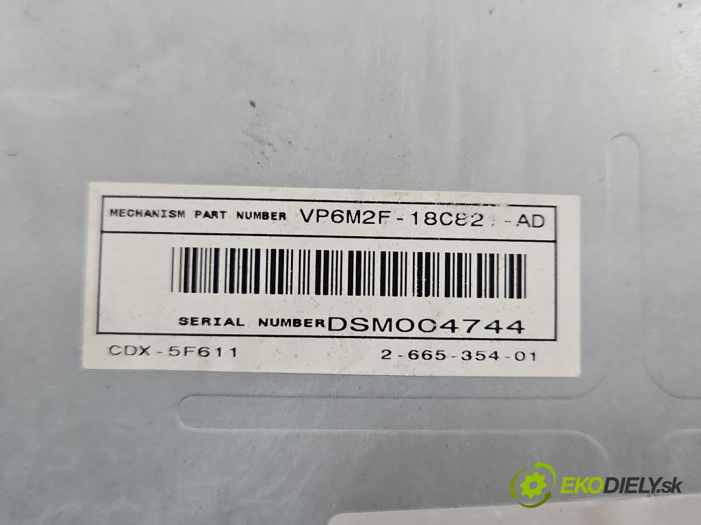 Ford Galaxy Mk2 2006-2015 2.0 TDCI DW 140 HP manual 103 kW 1999 cm3 5- Radio originál 6M2T-18C939-AF