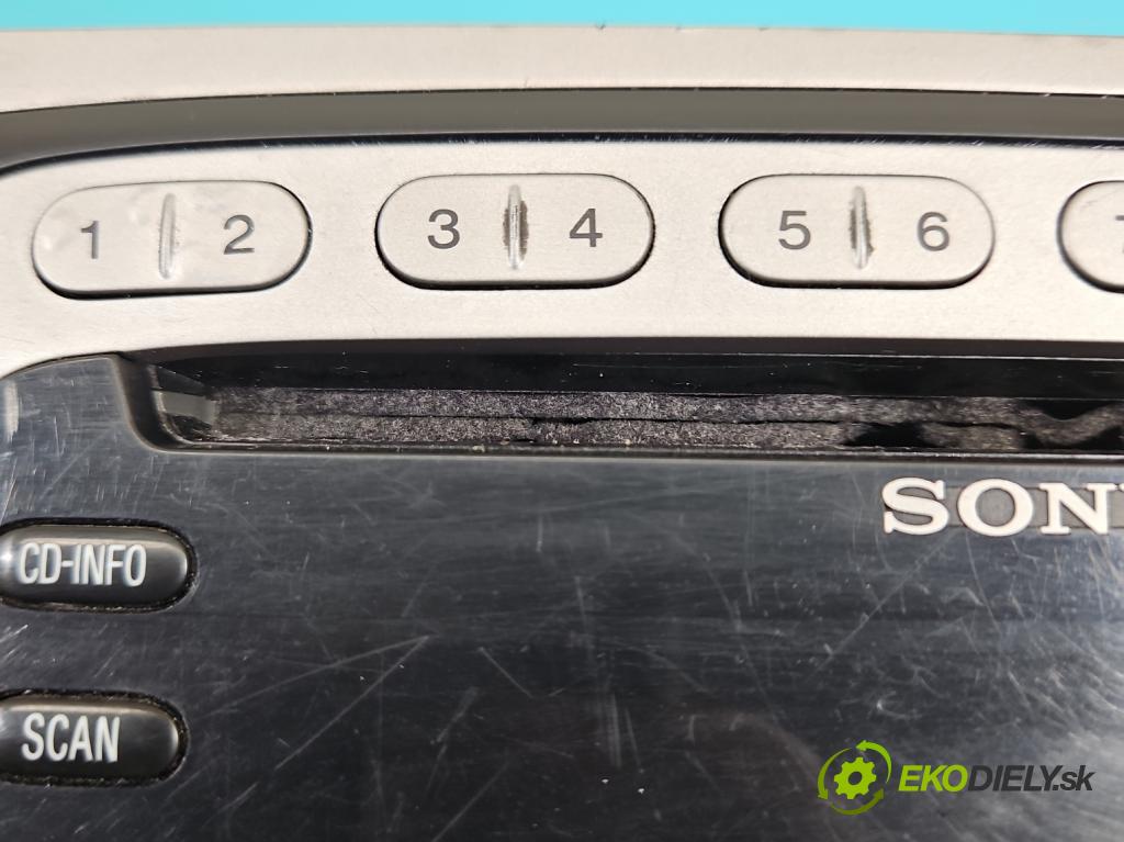 Ford Galaxy Mk2 2006-2015 2.0 TDCI DW 140 HP manual 103 kW 1999 cm3 5- Radio originál 6M2T-18C939-AF