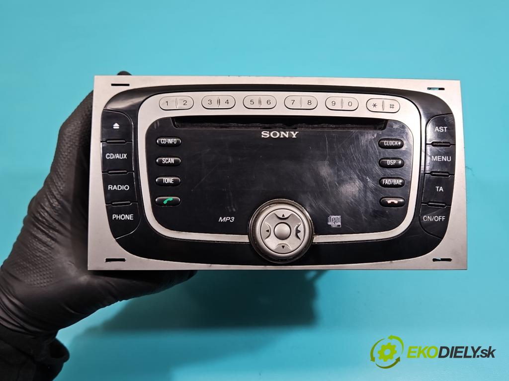 Ford Galaxy Mk2 2006-2015 2.0 TDCI DW 140 HP manual 103 kW 1999 cm3 5- Radio originál 6M2T-18C939-AF