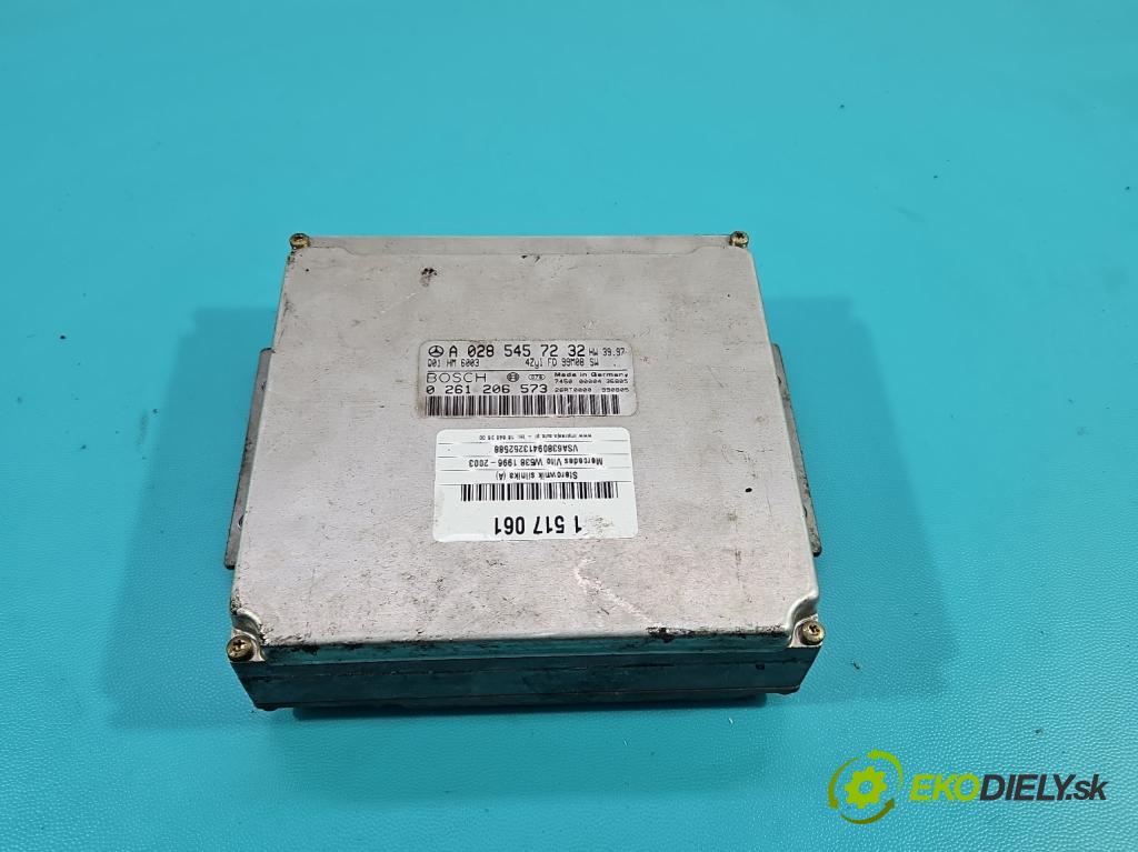 Mercedes Vito W638 1996-2003 2.0b 129 HP manual 95 kW 1998 cm3 3- riadiaca jednotka motora A0285457232