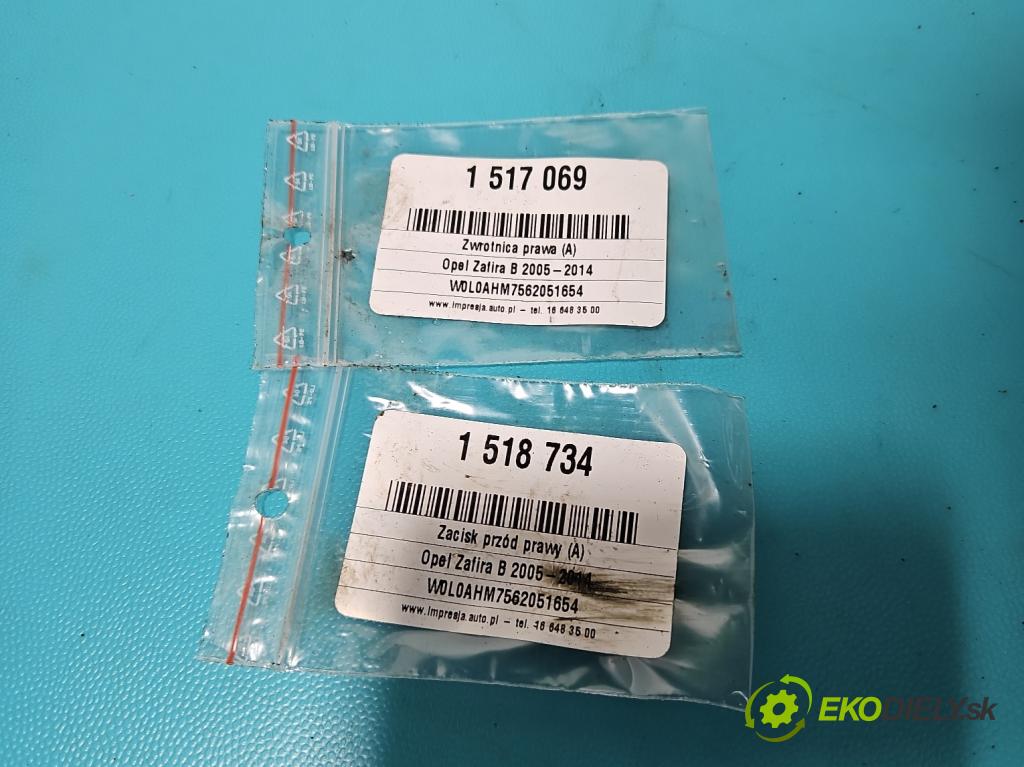 Opel Zafira B 2005-2014 1.9 cdti 101 hp manual 74 kW 1910 cm3 5- náboj pravé  (Náboj kola)