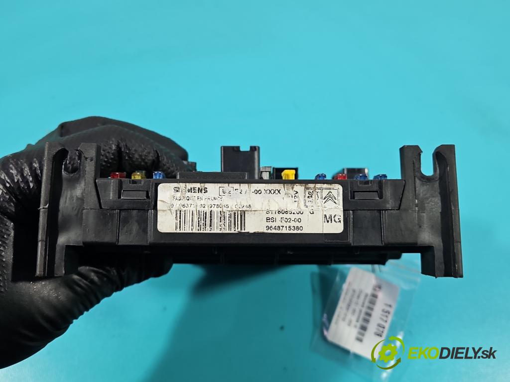 Citroen C3 I 2002-2009 1.1 8v 60 HP manual 44.1 kW 1124 cm3 5- riadiaca jednotka komfortu 9648715380