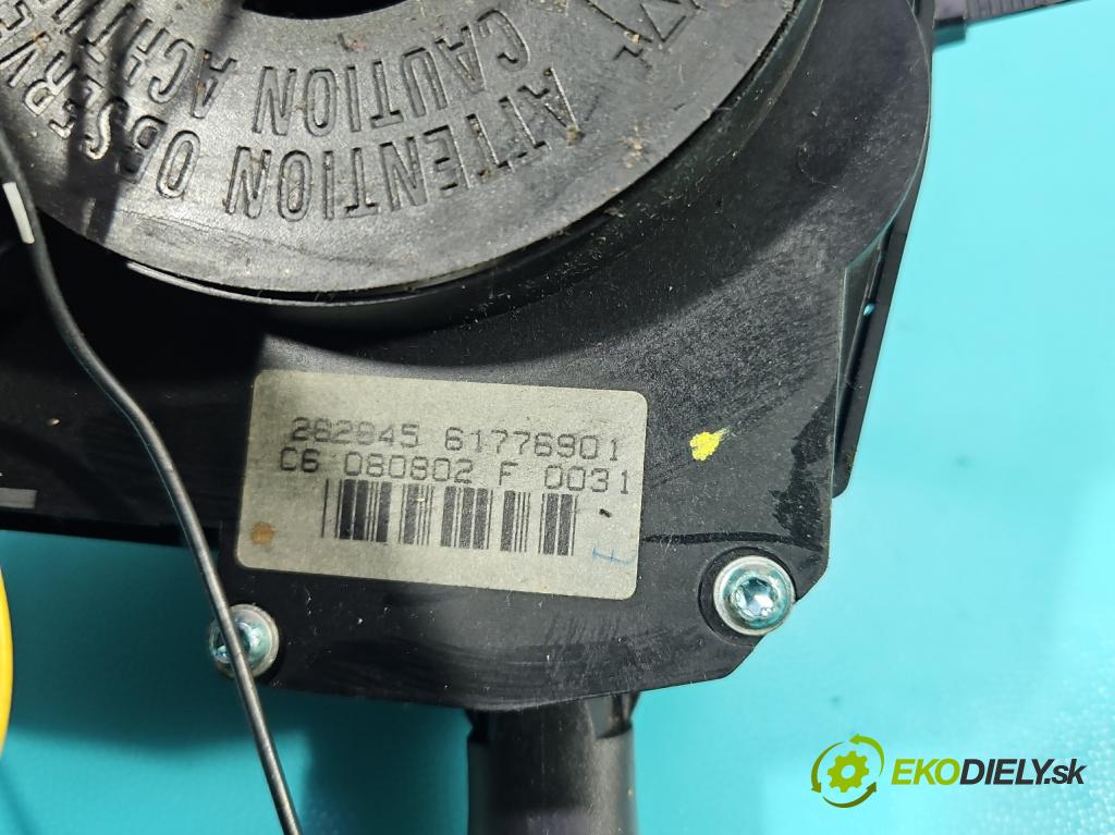 Citroen C3 I 2002-2009 1.1 8v 60 HP manual 44,1 kW 1124 cm3 5- prepínač komplex: 96491650XT (Prepínacie páčky pod volantom)