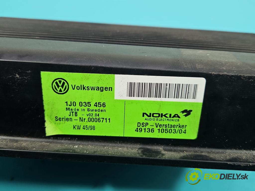 Vw Golf IV 1997-2003 2.0b 116 hp manual 85 kW 1984 cm3 5- Zesilovač: 1J0035456 (Zesilovač)