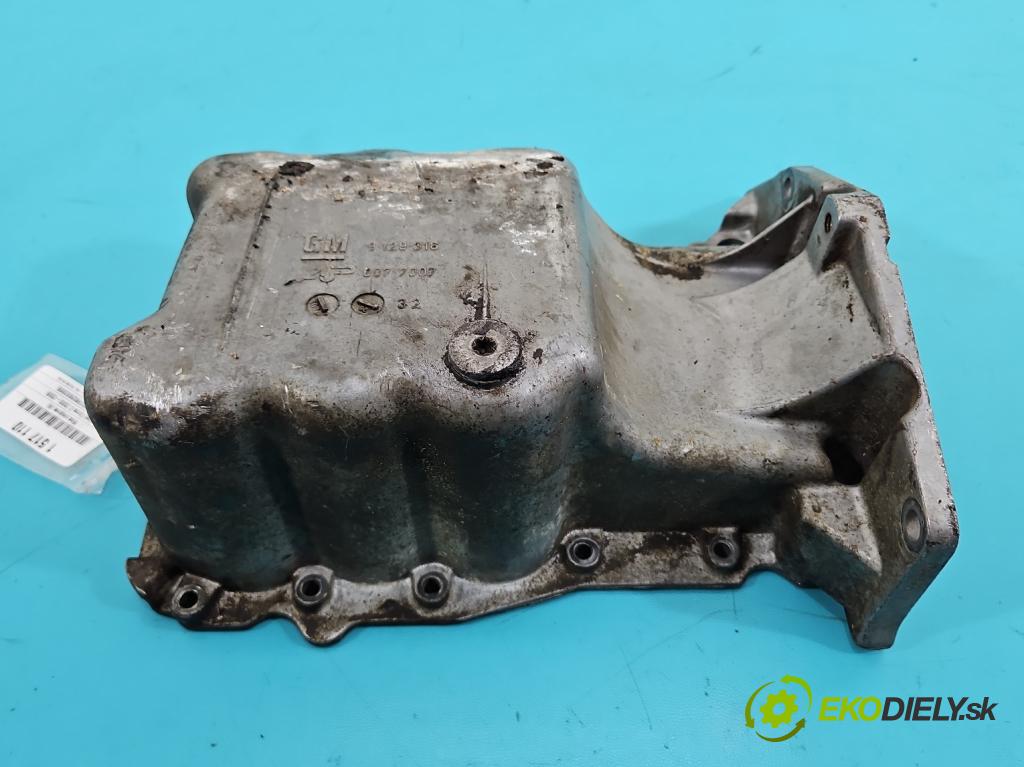 Opel Corsa C 2000-2006 1.0 12V 58 HP manual 43 kW 973 cm3 5- vaňa olejová 9129316 (Olejová vaňa)