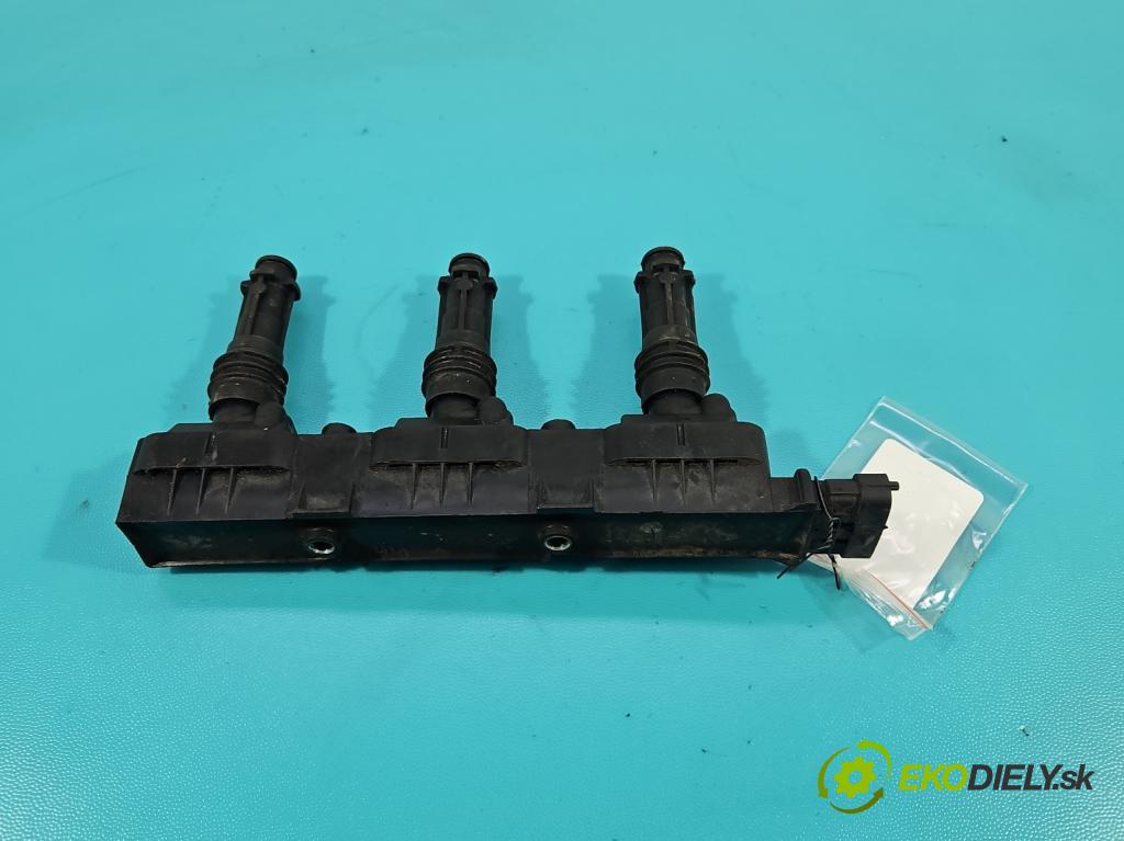 Opel Corsa C 2000-2006 1.0 12V 58 HP manual 43 kW 973 cm3 5- cievka zapaľovacia  (Zapaľovacia cievka)