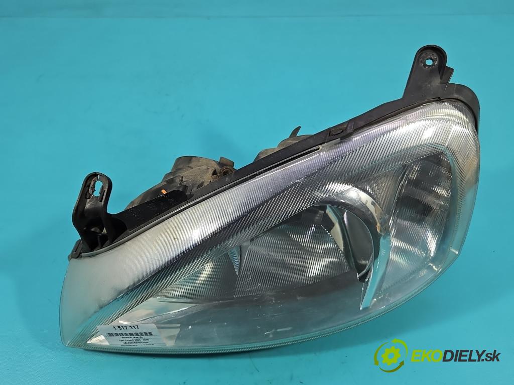 Opel Corsa C 2000-2006 1.0 12V 58 HP manual 43 kW 973 cm3 5- Reflektor: ľavý  (Kľučka dverí ostatné)