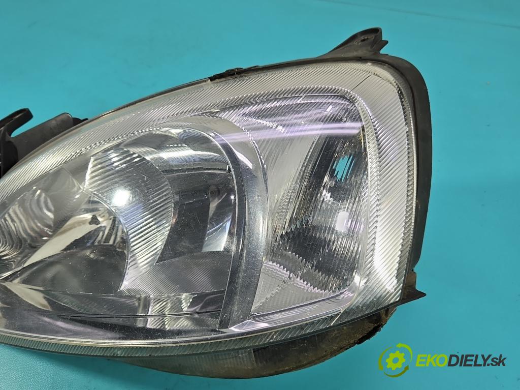 Opel Corsa C 2000-2006 1.0 12V 58 HP manual 43 kW 973 cm3 5- Reflektor: ľavý  (Kľučka dverí ostatné)