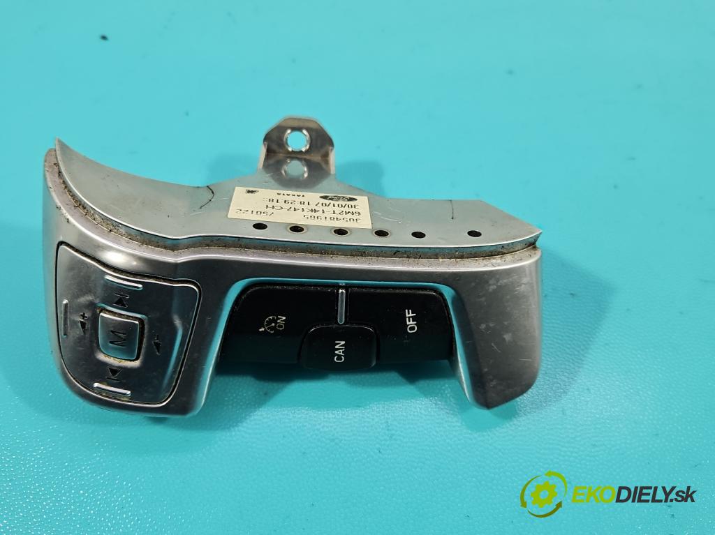 Ford Galaxy Mk2 2006-2015 2.0 TDCI 140 HP manual 103 kW 1999 cm3 5- prepínač multifunkční: řízení: 6M2T-14K147-CH (Prepínacie páčky pod volantom)