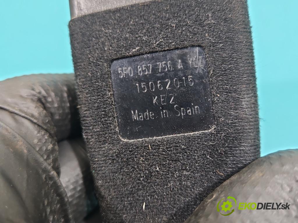 Seat Leon III 2012-2020 2.0 tdi 150 HP automatic 110 kW 1968 cm3 5- pas bezpečnosť: predné pravý 5F0857756A