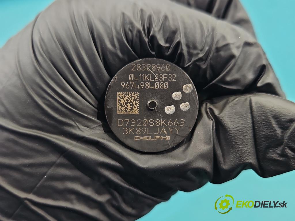 Peugeot Expert III 2016- 2.0 hdi 122 hp manual 90 kW 1997 cm3 5- vstřikovač 28602948 (Vstřikovač paliva)