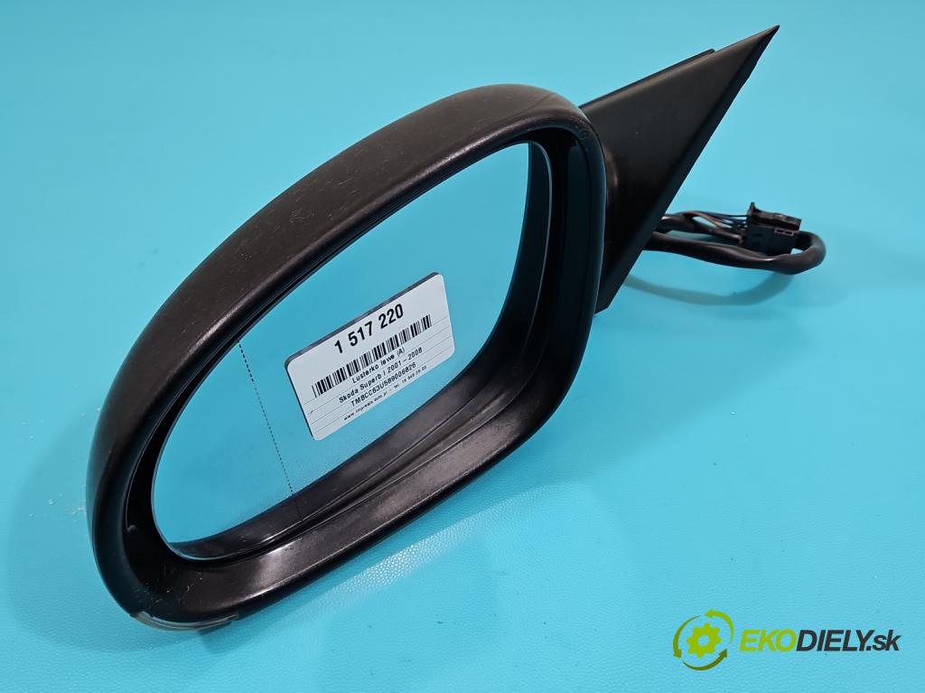 Skoda Superb I 2001-2008 1.9 tdi 116 hp manual 85 kW 1896 cm3 4- zpětné zrcátko levé  (Klika dveří ostatní)