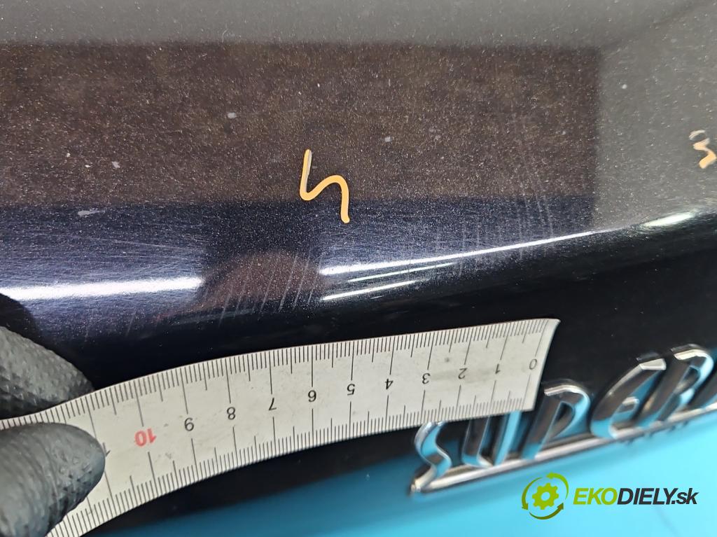 Skoda Superb I 2001-2008 1.9 tdi 116 HP manual 85 kW 1896 cm3 4- zadna kufor  (Kapota zadná (kufor))