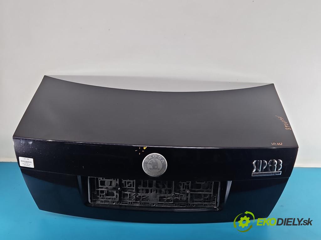 Skoda Superb I 2001-2008 1.9 tdi 116 HP manual 85 kW 1896 cm3 4- zadna kufor  (Kapota zadná (kufor))