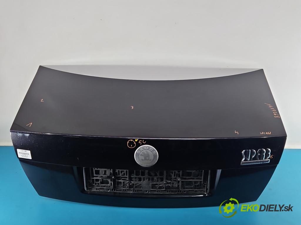 Skoda Superb I 2001-2008 1.9 tdi 116 HP manual 85 kW 1896 cm3 4- zadna kufor  (Kapota zadná (kufor))