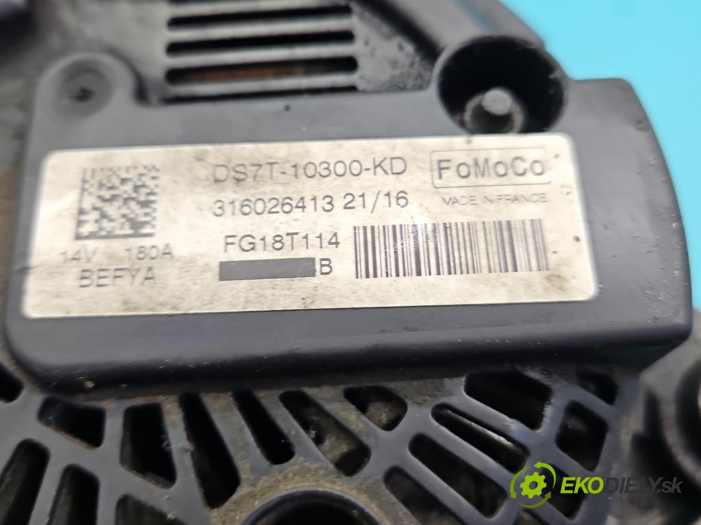 Ford S-max II 2015-2023 2.0 tdci 150 HP manual 110.3 kW 1997 cm3 5- Alternator DS7T-10300-KD (Alternátor)