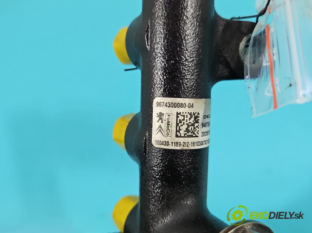 Ford S-max II 2015-2023 2.0 tdci 150 HP manual 110.3 kW 1997 cm3 5- lišta vstrekovacia 9674300080 (Vstrekovacia lišta)