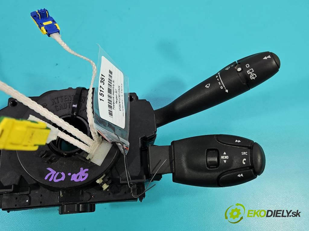 Peugeot 307 1.6 16v 109 HP manual 80 kW 1587 cm3 5- prepínač komplex: 96439235ZL (Prepínacie páčky pod volantom)