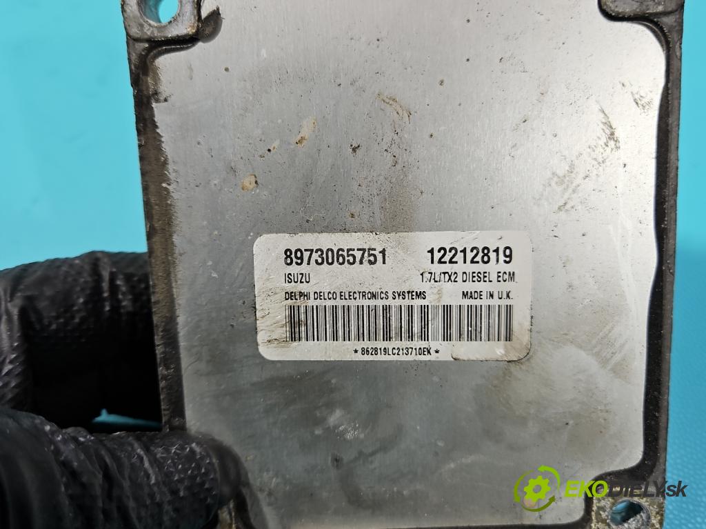 Opel Astra II 1998-2009 1.7 DTI 75 HP manual 55 kW 1686 cm3 5- riadiaca jednotka motora 8973065751