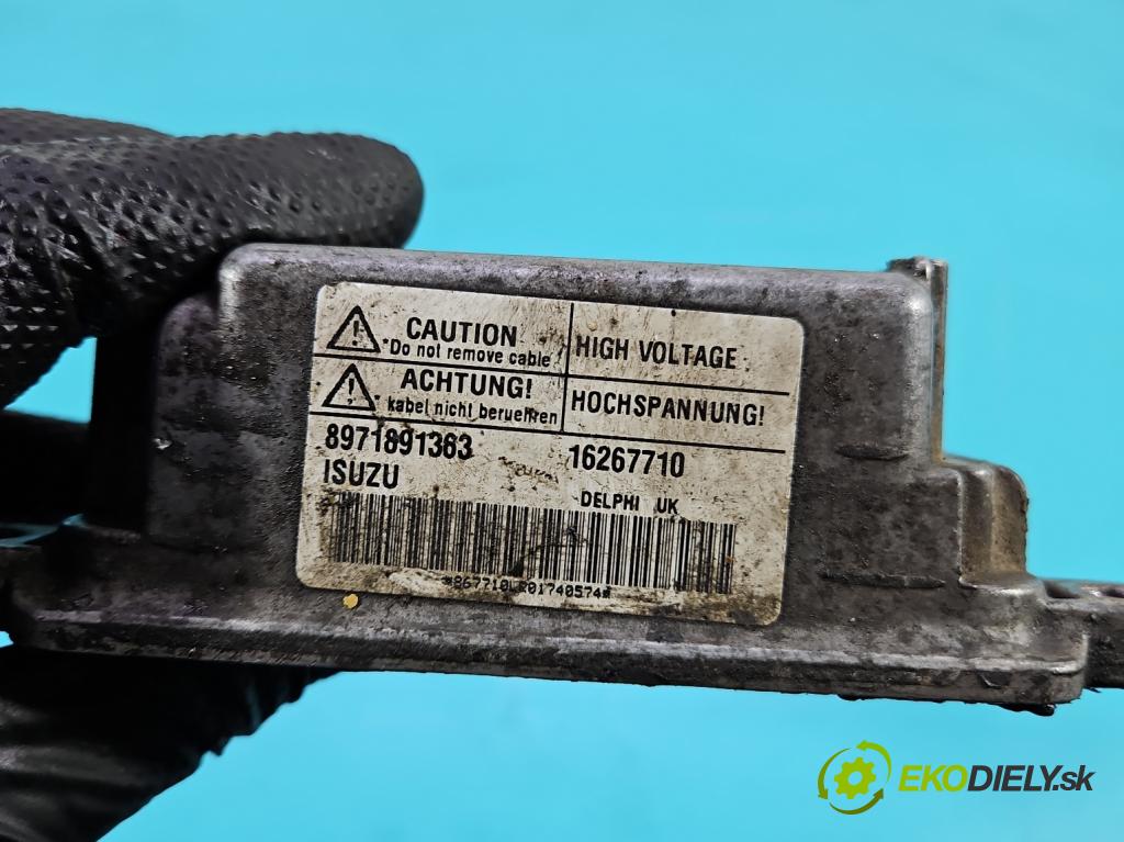Opel Astra II 1998-2009 1.7 DTI 75 HP manual 55 kW 1686 cm3 5- riadiaca jednotka ostatné 8971891363