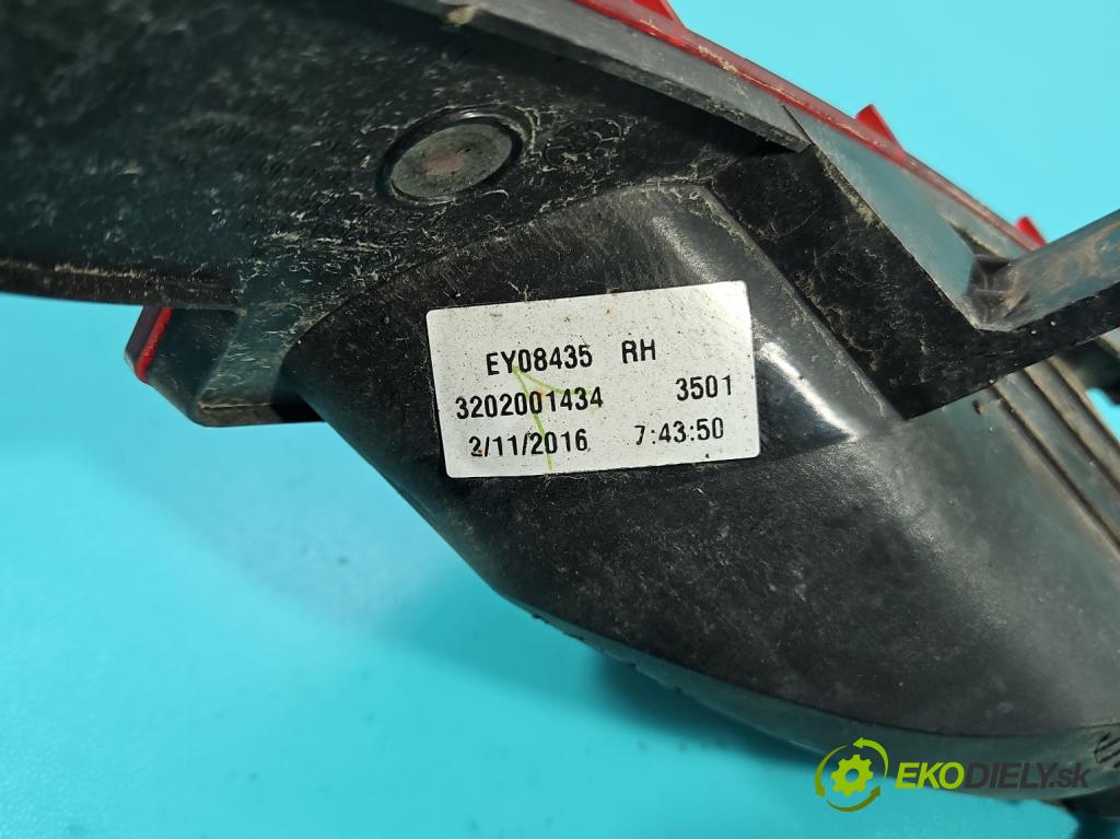 Fiat Tipo II 2015- 1.6 jtd (55260384) 120 hp manual 88 kW 1598 cm3 5- světlo zadní pravé nárazníku 3202001434