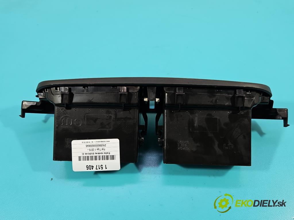 Fiat Tipo II 2015- 1.6 jtd (55260384) 120 hp manual 88 kW 1598 cm3 5- Mřížka: topení medián: 07356016100 (Mřížka topení)