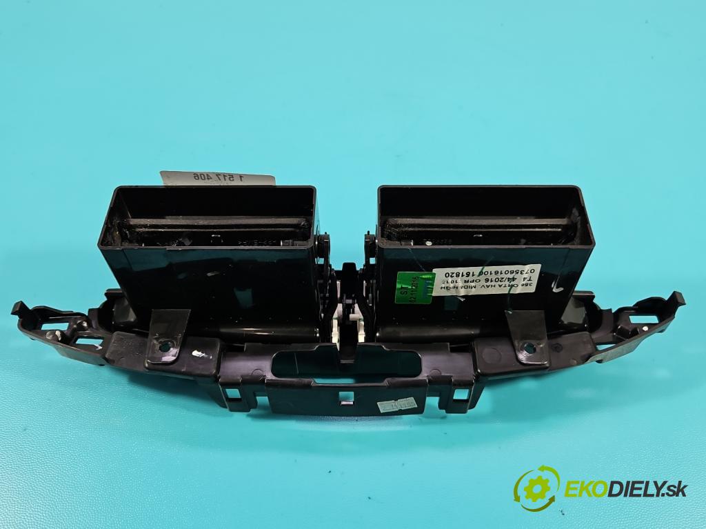 Fiat Tipo II 2015- 1.6 jtd (55260384) 120 hp manual 88 kW 1598 cm3 5- Mřížka: topení medián: 07356016100 (Mřížka topení)