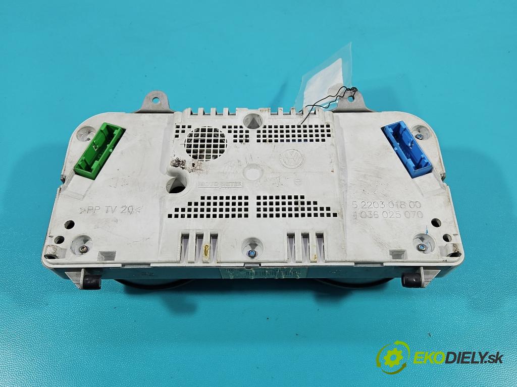 Vw Polo III 6N 1994-2001 1.4 MPI 60 HP manual 44 kW 1390 cm3 3- prístrojovka/ budíky 6N0920804E (Prístrojová doska)