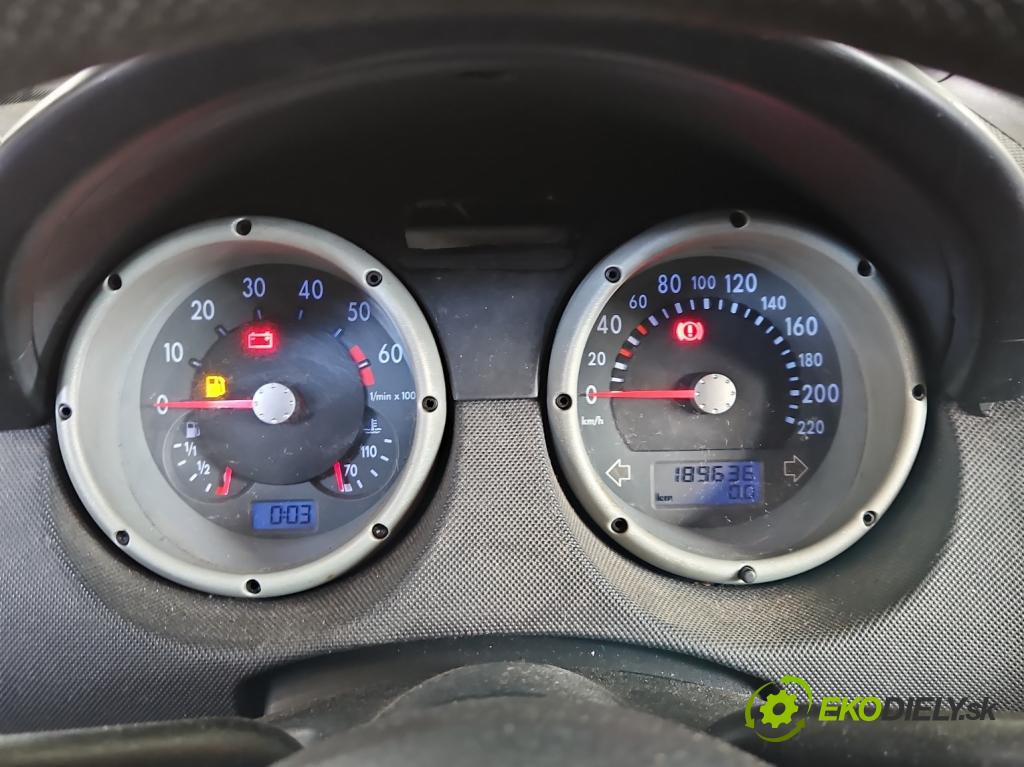 Vw Polo III 6N 1994-2001 1.4 MPI 60 HP manual 44 kW 1390 cm3 3- prístrojovka/ budíky 6N0920804E (Prístrojová doska)