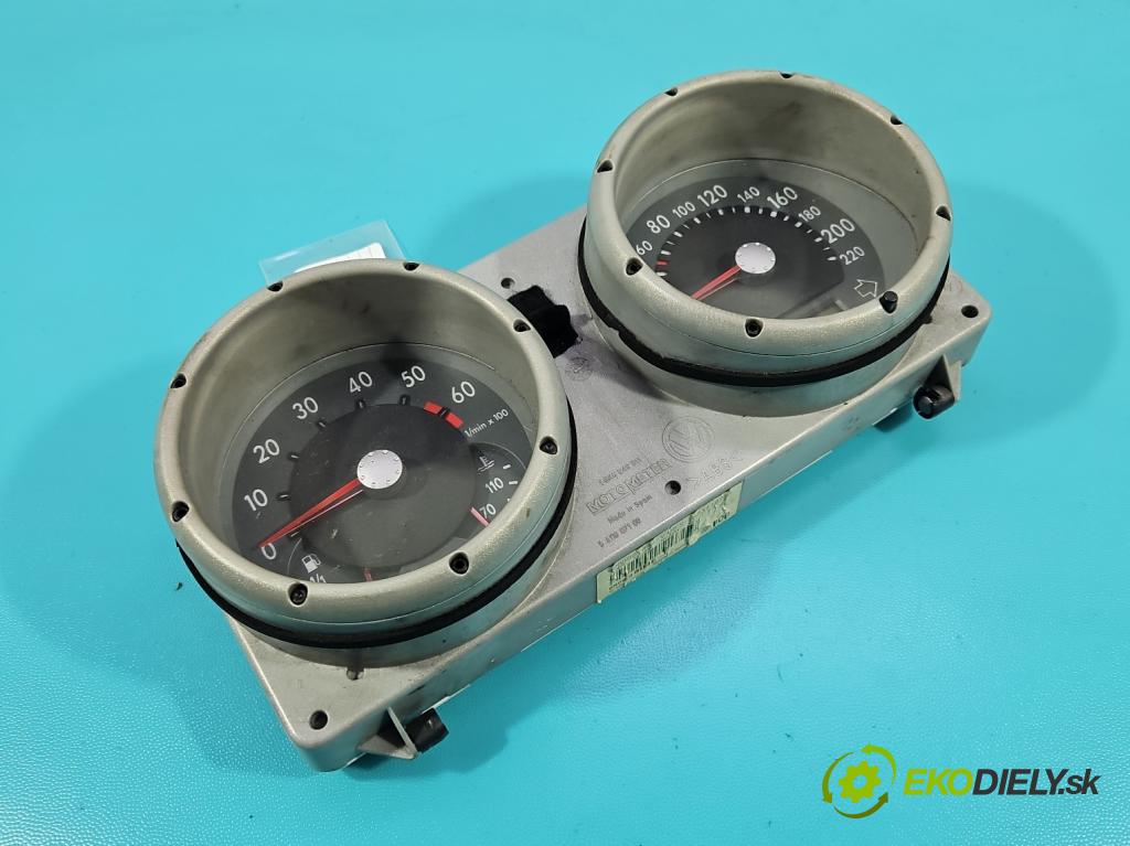 Vw Polo III 6N 1994-2001 1.4 MPI 60 HP manual 44 kW 1390 cm3 3- prístrojovka/ budíky 6N0920804E (Prístrojová doska)