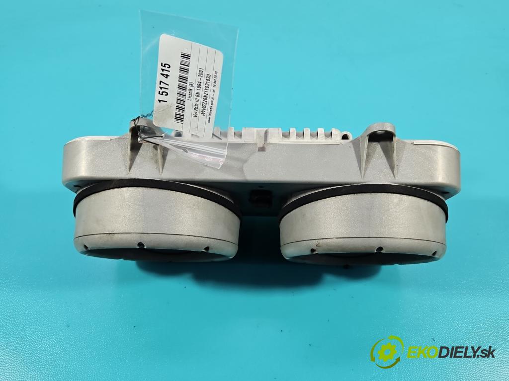 Vw Polo III 6N 1994-2001 1.4 MPI 60 HP manual 44 kW 1390 cm3 3- prístrojovka/ budíky 6N0920804E (Prístrojová doska)