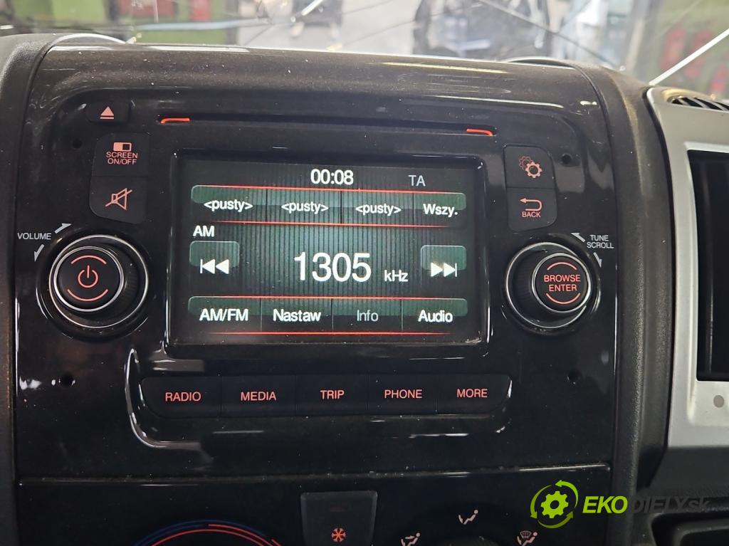 Fiat Ducato IV 2014- 2.3 jtd 150 HP manual 110 kW 2287 cm3 2- Radio originál 07356838810